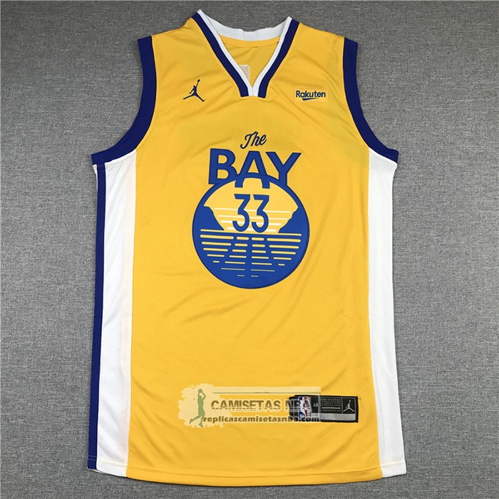 Camiseta Golden State Warriors James Wiseman Statement 2020 Amarillo